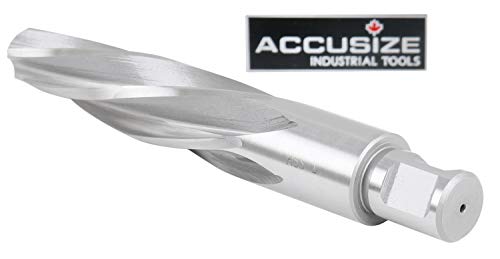 Accusize Industrial Tools Chucking Reamer, 1 in, 0521-0001 | 1" HSS Aligning Reamers with 3/4 in Weldon Shank - size: 1 in.