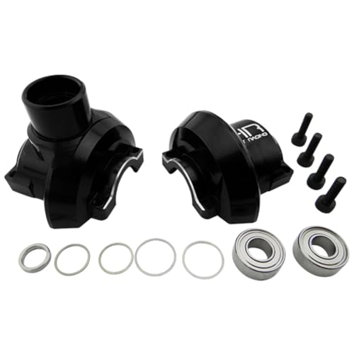 Hot Racing RVO11MX01 Heavy Duty CNC Aluminum Outer Diff Case Black Revo