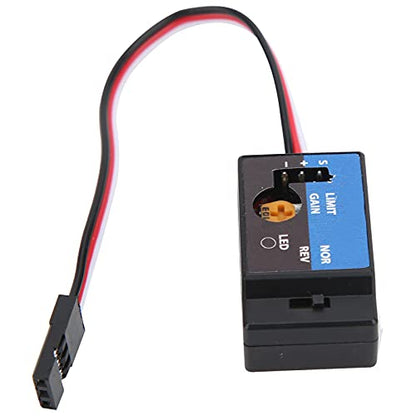 RC Racing Car Mini Auxiliary Gyroscope with SMM System for Drifting High Stability, Analog and Digital Steering Gear Compatible RC Mini Gyroscope Module for WPL D12