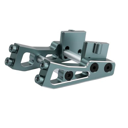 Aluminum Alloy Rear Wing Mount for Arrma 1/14 Typhon GROM Upgrade Parts (Titanium) - color: Titanium