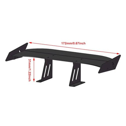 Compatible with Tamiya for TT01 for TT02 for HSP 1/10 RC Road for Racing Drift Car Accessories Parts Wing Set Body Rear Spoiler RC Assortment