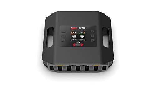 ISDT X16 2X1100W 2X20A Lipo Battery Balance Charger Dual for Rc Models 2-16S Life，LiPo，LiHv，ULiHv PB -US Plug