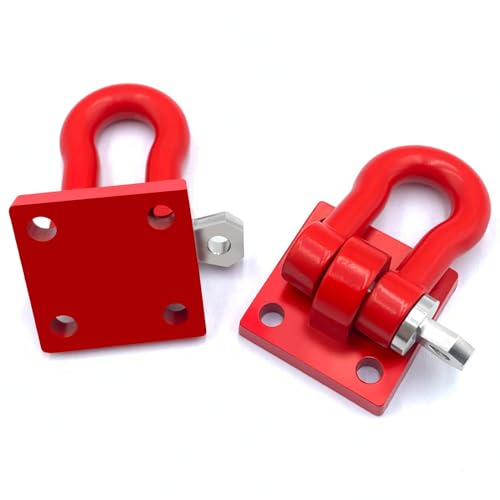 Trailer Tow Hooks Buckle Winch U Shackles for SCX6 AXI05000 | 1/6 Scale RC Crawler Car Upgrade Parts