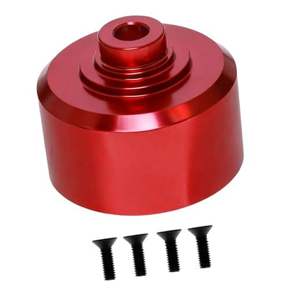 Differential Gear Case High Speed Electric Vehicle Metal for 1:10 10208 Professional Gearbox Housing RC Differential Case, Red - color: Red