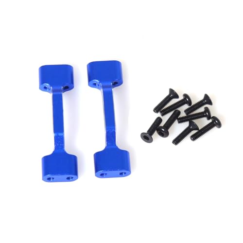 Aluminum Side Panel Crossbar RC Upgraded Parts for LOSI 1/18 Mini LMT 4X4 Brushed Monster Truck RTR-LOS01026 RC Car, Blue - color: Blue Crossbar