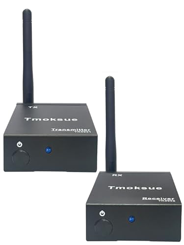2.4Ghz Wireless Audio Transmitter Receiver Adapter. | For TV, Wireless Adapter Kit for TVs, DVD players, PCs, projectors,Subwoofer,Powered Speaker,Stereo,Soundbar