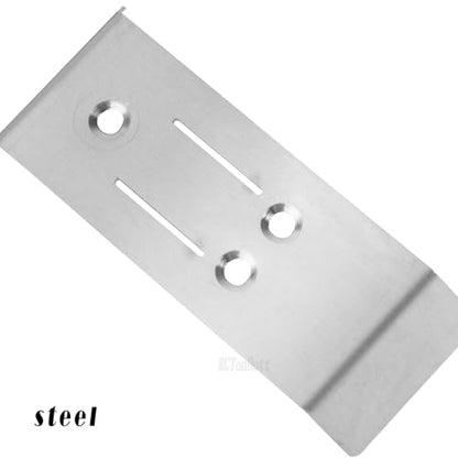 RC Upgrades Part Chassis Protect Armor Skid Plate Guard for 1/16 Mini Maxx 4WD RTR Brushless Monster Truck,Stainless Steel Chassis Hops Up,Car Model:(#107154-1)