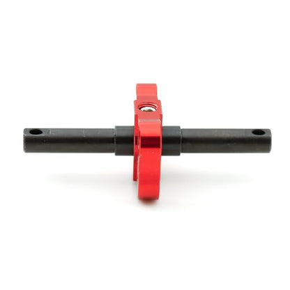 Aluminum Differential Locker Spool for Traxxas Mini Maxx RC Car | Metal Lock Straight Axle Shaft,Upgrades Part Replacement Red