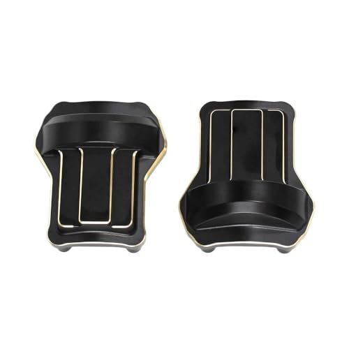 Brass Differential Axle Cover Steering Knuckle Outer Inner Portal Housing for FMS FCX10 1/10 RC Crawler Car Upgrade Parts(Axle Cover) - color: Axle Cover
