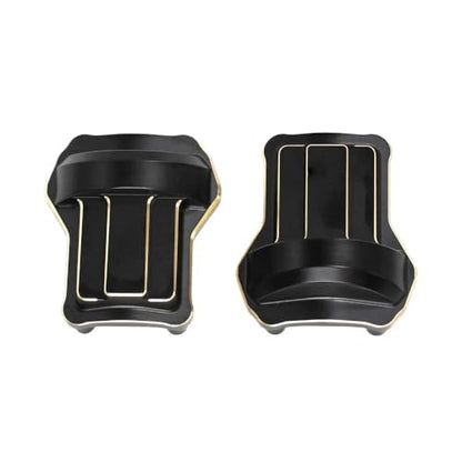 Brass Differential Axle Cover Steering Knuckle Outer Inner Portal Housing for FMS FCX10 1/10 RC Crawler Car Upgrade Parts(Axle Cover) - color: Axle Cover