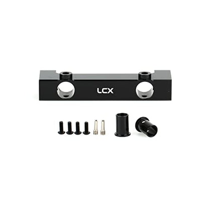 LCX Racing 1/10th RC Crawler Car CNC Machined Aluminum Alloy Front Rear Bumper Mount for Redcat Racing Gen7 GEN8 Scout II Gen9, Upgrades Parts Accessories