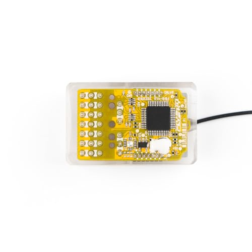 GoolRC Flysky FBr8 Receiver, 2.4GHz 8 Channel PPX7 Waterproof Receiver AFHDS 3 System Supports Single Bidirectional Transmission PWM/PPM/i-BUS2/S.Bus/i-Bus Output Long Antenna for RC Boat