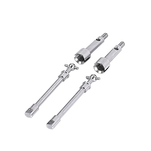 1/24 Stainless Steel Front Axle Drive Shaft CVD for Axial SCX24 RC Car Upgrades Parts (Front) - style: Front
