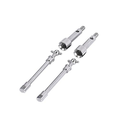 1/24 Stainless Steel Front Axle Drive Shaft CVD for Axial SCX24 RC Car Upgrades Parts (Front) - style: Front