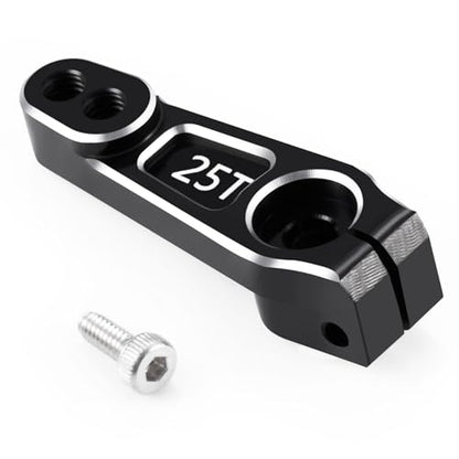2Pcs Metal 25T Servo Horn 16.5mm 25 Teeth Steering Arm | Upgrade Parts, For 1/8 1/10, RC Off-Road Crawler Drift Racing Car