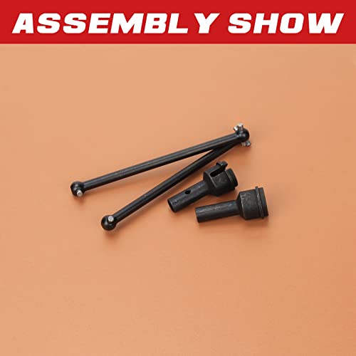 2x Rear Wheel Axle 8X36mm Dogbone 91mm for Arrma 6S BLX Infraction Felony Typhon Upgrade Parts