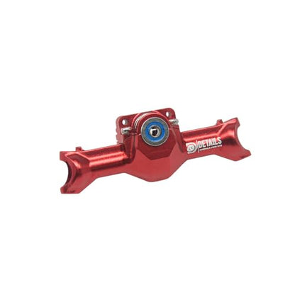 Hobby Details Aluminum Rear Axle Gear Box Skid Link Wheel Upgrade Set for 1/30 Axial SCX30 Jeep Wrangler RC Cars, Red (Front Axle) - color: Front Axle