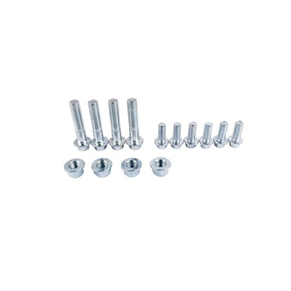 11'' Front Suspension Shock Swing Arm Full Kit Upper Lower Steering Knuckle Spindle Kit Replacement for DIY ATV Quad Bike Buggy Go Kart Parts
