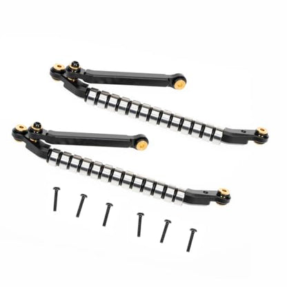 RampCrab Bearing Steering Link for SCX24 & AX24 +4mm axle on Each Side, 2Sets - color: 2 Sets, size: +4mm length