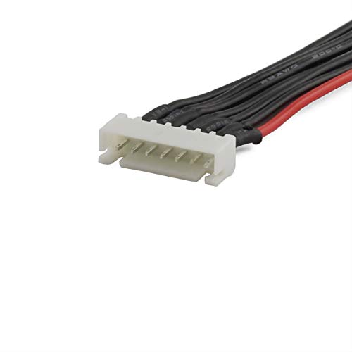 2pcs 15cm JST-XH 6S LiPo Balance Power Cable Connector 22AWG Extended Charging Wire Male Female Plug for RC Drone FPV Quadcopter Rechargeable Lipo Battery Charger DIY - size: 6S