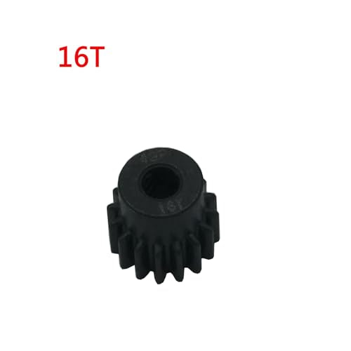 5-Pack Steel 48P Pinion Gear Sets 14T 15T 16T 17T 18T with Screws for 3.175mm (1/8-Inch) Shaft 1/10 RC Car Brushless Brush Motor - size: 14T 15T 16T 17T 18T