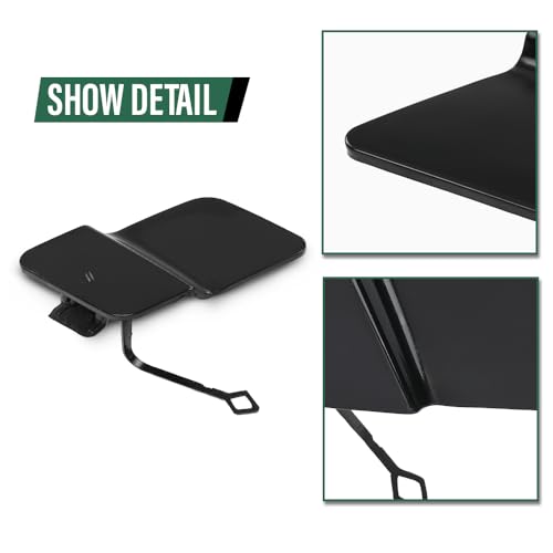 LQI Front Bumper Tow Hook Cover Cap Fit Benz GLK-Class X204 2008-2013 | Fit GLK250 GLK300 GLK350 2008-2013 2048850224 Black - size: Front | Fit Benz X204 GLK-Class 2008-2013