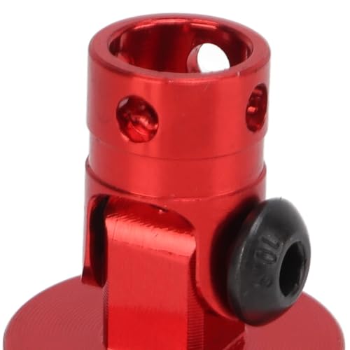 HERCHR 4Pcs RC Magnetic Body Post, Alloy Magnetic Body Post Mount, RC Car Magnetic Shell Post Body for 1/8 1/10 Remote Control Vehicle Invisible Body Shell Mount for SCX10 RC Car 4 Pack(Red) - color: Red