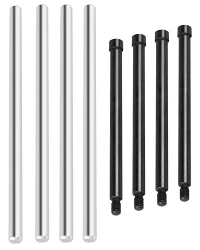 Screw Pins Hinge Pin Upgrades Part for 1/5 Kraton 8S BLX Outcast 8S BLX,#45 Steel Suspension Arms Hinge Pins Screw Pins,Black - color: Black（Upgrades Part）