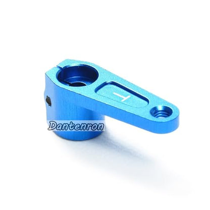 1/10 RC On Road Car 25T Servo Horn Aluminum Alloy 25 Teeth Steering Arm Replacement Part Compatible with 1:10 Drift Rally Racing On-Road Car Tamiya TT01 TT02 XV02 42248 TRF