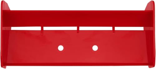 1/10 RC Plastic Rear Spoiler Compatible with 1:10 Scale RC Off-Road Short Course Truck Buggy Racing Rear Wing Tail (Red) - color: Red