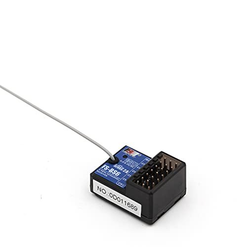 Flysky FS-BS6 6 Channels Receiver with Gyro Stabilization System for FS-GT5 Remote Controller Radio Transmitter RC Car (6pcs FS-BS6) - style: 6pcs FS-BS6