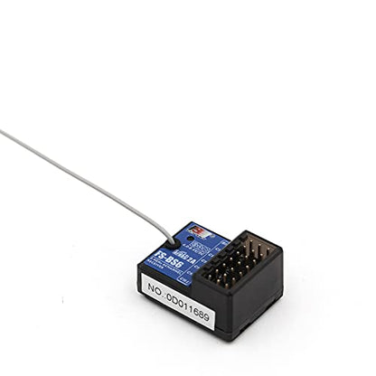 Flysky FS-BS6 6 Channels Receiver with Gyro Stabilization System for FS-GT5 Remote Controller Radio Transmitter RC Car (6pcs FS-BS6) - style: 6pcs FS-BS6