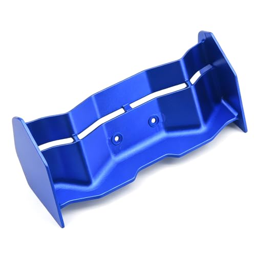 Aluminum Wing for ARRMA Mini Kraton 3S 1/16 RC Car, Upgrade Part(Blue) - color: Blue