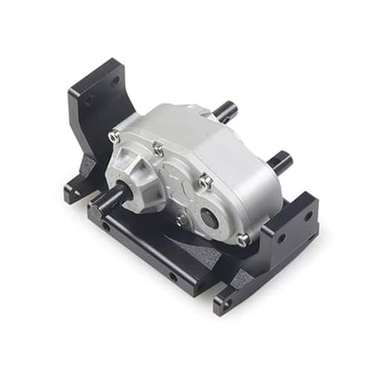RC Car Parts for Axial for SCX10 D90 D110 TF2 1/10 Metal Gearbox Transfer Case with 72MM Mount Plate RC Crawler Car Upgrade Parts Replacement Car Accessories