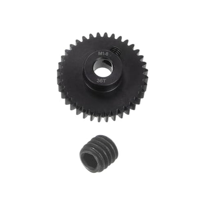 uxcell Mod 1 36T Pinion Gear 8mm Bore Hardened Steel Motor Rack Spur Gear for RC Car Truck Gear Drive