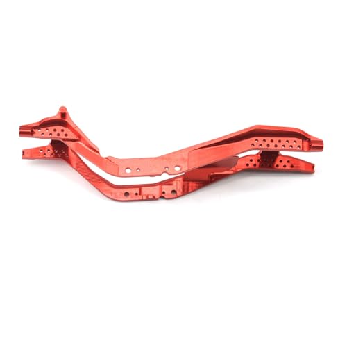 Aluminum Chassis Kit for Axial SCX30, 1/30 Scale RC Crawler Upgrade Parts, Black (Red) - color: Red