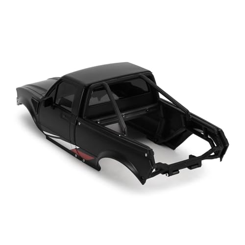 RC Upgrade Accessories for TRX4M for Defender for Bronco 1/18 IR60 for Pickup Hard Body Shell with Bed Rack RC Crawler Car Accessories Modification RC Car Parts(Black) - size: Black