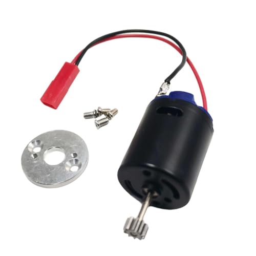 Yiju RC Car Motor Powerful 370 Brushed Motor with Holder Base Remote Control Vehicle Accessories Sturdy Metal Components Spare Parts Replacement Suitable, Style C - size: Style C