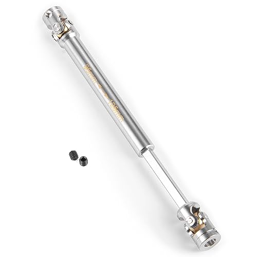 RC-Hub 1Pcs RC Driveshafts Metal Drive Shaft 45-50/47-57/55-67/60-80mm for 1:14 Tamiya Trailer Tractor Truck RC Crawler Car (95mm-125mm) - size: 95mm-125mm