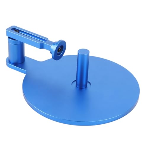 RC Tire Gluing Tool with Adjustable Roller | Metal Cementing Helper for 1/18-1/8 Scale RC Trucks, Multifunctional Car Wheel Adhesive Applicator in Blue (Blue) - color: Blue