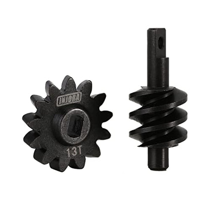 INJORA 13T Overdrive Differential Steel Worm Axle Gears for 1/24 AX24 SCX24 - size: 13T