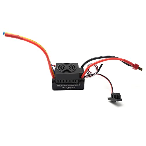 GoolRC 60A Brushless ESC 2-3S Waterproof Electric Speed Controller with 5.8V/3A BEC for 1/10 Off Road RC Buggy Car