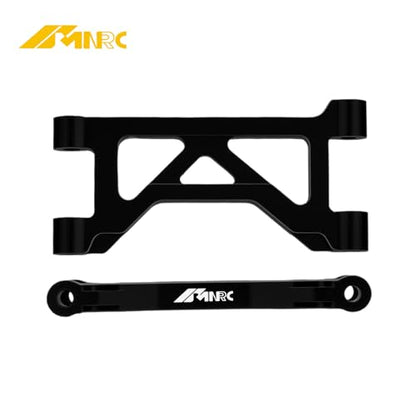 Alum Rear Upper Suspension a Arm for 1/16 Mini Maxx 4WD RTR RC Car Truck-107154-1 Upgrades Part Black - color: Black