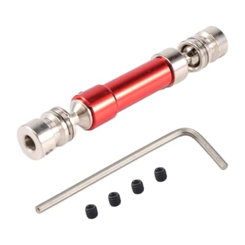 RC Car Drive Shafts Compatible with Wltoys 12428 12423 1/12 Rc Road Short Course for Desert for Buggy Car Parts 1Pcs Metal Rear Center Drive Shaft Cvd
