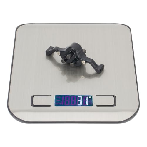 Aluminum Transfer Case Gearbox 70mm Width Underdrive 30% for 1/10 RC Crawler Cheater Rigs LCG Chassis Build DIY Upgrade Parts (Silver) - color: Silver