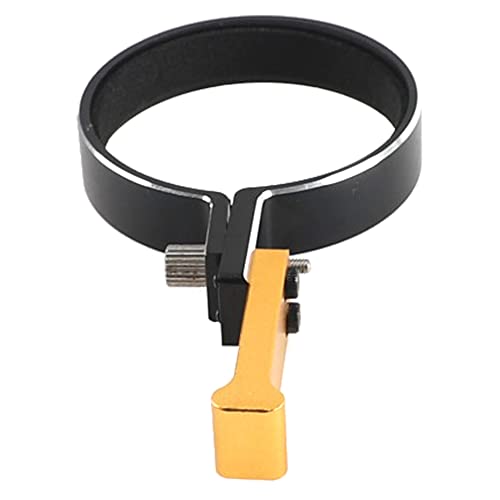 RC Transmitter Steering Wheel Trigger One-Handed Control Adapter Compatible with Flysky gt5 Traxxas TQI Dumborc Remote Controller Transmitter 1.55"-1.65" Steering Wheel (Orange) - color: Orange