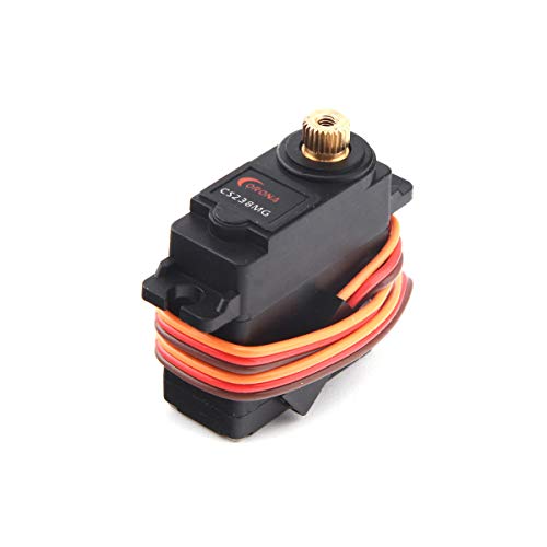 Mini Servo 22g/ 4.6kg/ .14 sec Servo CS-238MG Metal Gear Micro Servo 29x13x30mm,Servo Motor for RC Airplane Model Car Helicopter Boat Robot Toys Model Arduino