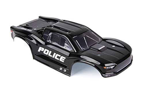 Custom Body Police Style Compatible for ARRMA VORTEKS 3S 4x4 4x2 BLX 1/10 Stadium Truck(V-PB-01) - color: Policeb