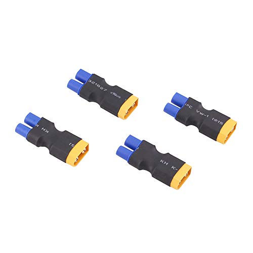 4pcs Male XT60/XT-60 to Female EC3 Connector Adapter for Turnigy Crawler 8ight(B111-4)