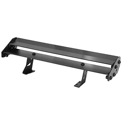 RC Car Tail Wing Rear Spoiler for 1/10 On Road Racing Drift Car, Aluminum Alloy and Carbon Fiber Rear Wing with Mounting Kit, Universal Fit for HSP Kyosho